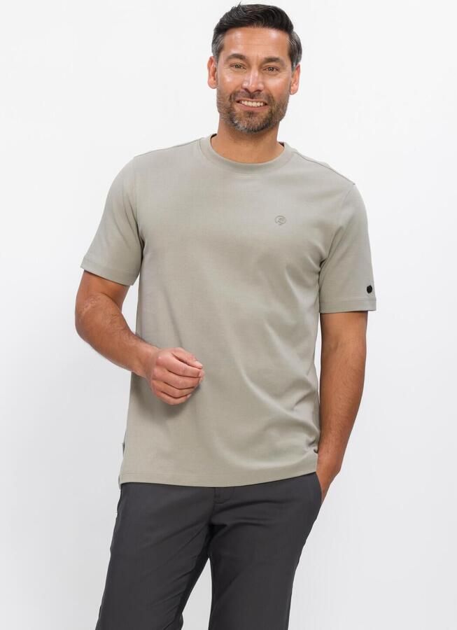 CAST IRON Heren Polo's & T-shirts Regular Fit Interlock Khaki