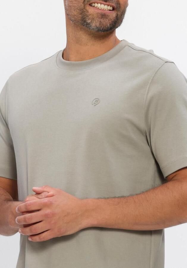 CAST IRON Heren Polo's & T-shirts Regular Fit Interlock Khaki - Foto 4