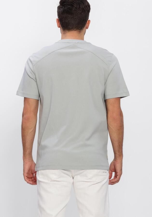 CAST IRON Heren Polo's & T-shirts Regular Fit Interlock Lichtgrijs - Foto 3