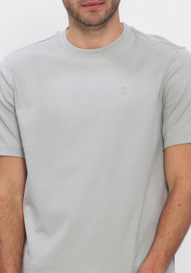 CAST IRON Heren Polo's & T-shirts Regular Fit Interlock Lichtgrijs - Foto 4