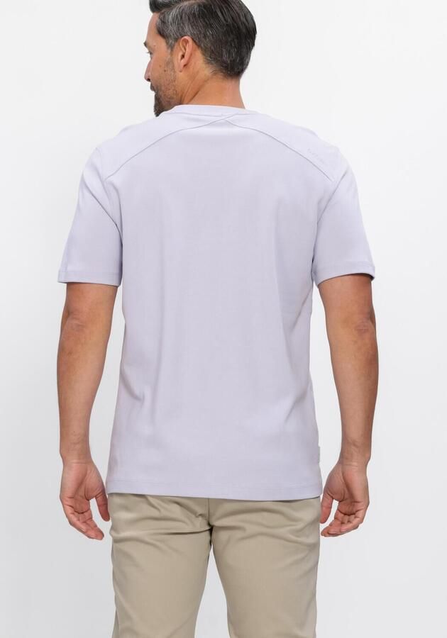 CAST IRON Heren Polo's & T-shirts Regular Fit Interlock Lila - Foto 3