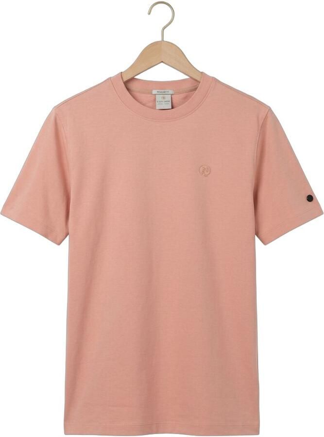 CAST IRON Heren Polo's & T-shirts Regular Fit Interlock Perzik - Foto 2