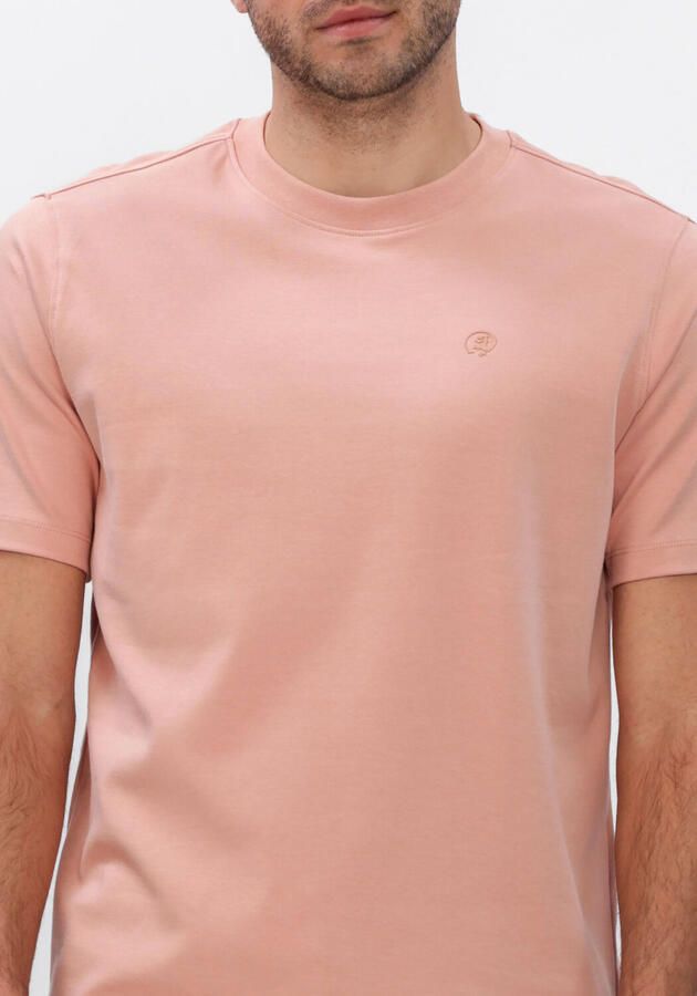 CAST IRON Heren Polo's & T-shirts Regular Fit Interlock Perzik - Foto 4
