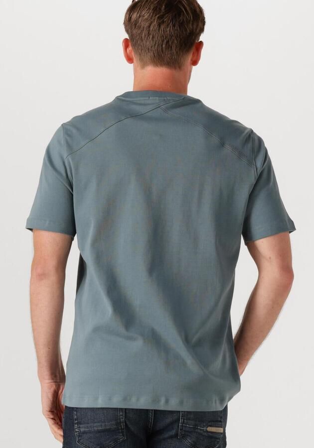 CAST IRON Heren Polo's & T-shirts Regular Fit Interlock Petrol