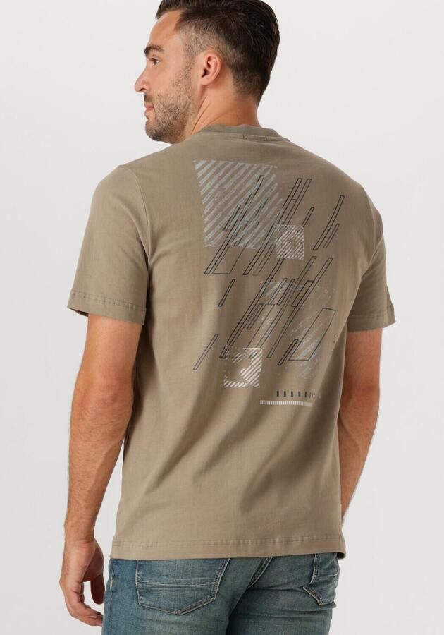 CAST IRON Heren Polo's & T-shirts Regular Fit Peached Jersey Beige - Foto 3