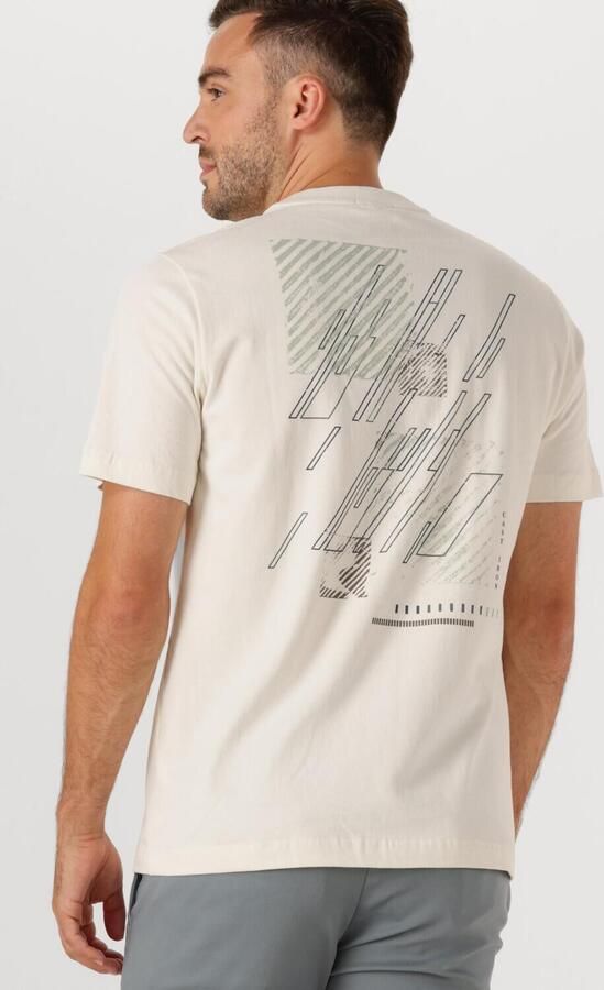 CAST IRON Heren Polo's & T-shirts Regular Fit Peached Jersey Gebroken Wit - Foto 3