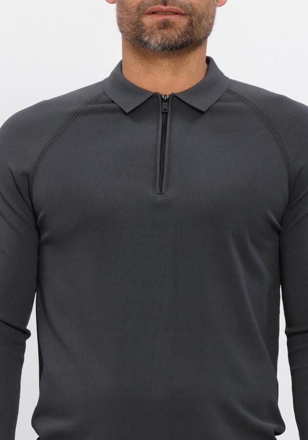 CAST IRON Heren Polo's & T-shirts Regular Fit Viscose Blend Donkergrijs - Foto 3