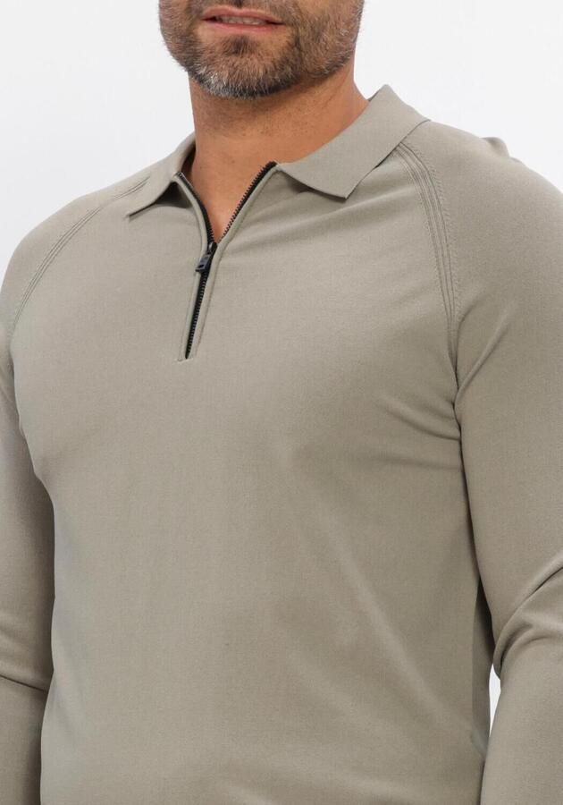 CAST IRON Heren Polo's & T-shirts Regular Fit Viscose Blend Olijf - Foto 3