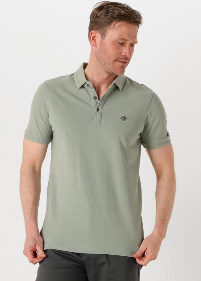 CAST IRON Heren Polo's & T-shirts Short Sleeve Polo Essential Groen - Foto 4
