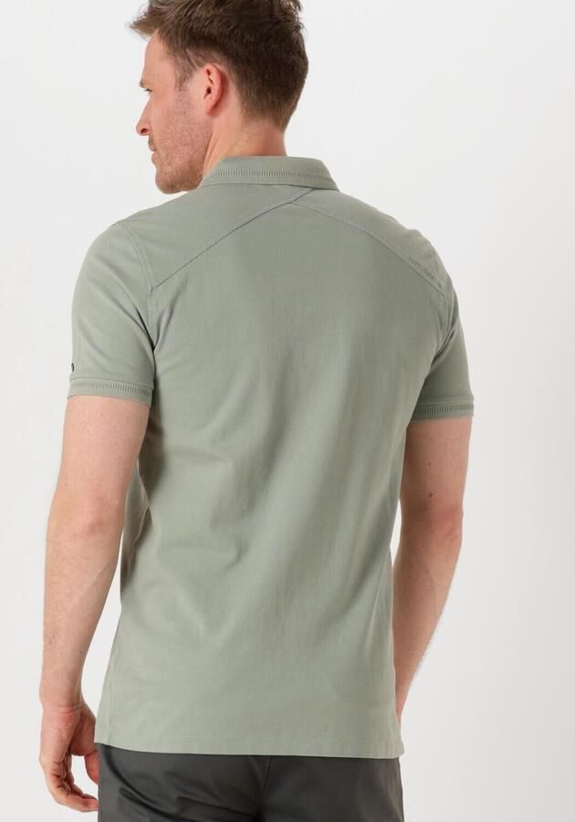 CAST IRON Heren Polo's & T-shirts Short Sleeve Polo Essential Groen