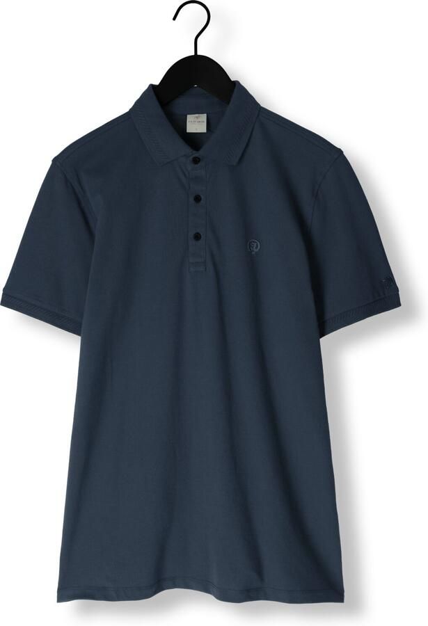 CAST IRON Heren Polo's & T-shirts Short Sleeve Polo Fine Pique Essential Blauw - Foto 3