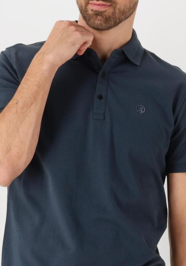 CAST IRON Heren Polo's & T-shirts Short Sleeve Polo Fine Pique Essential Blauw - Foto 2