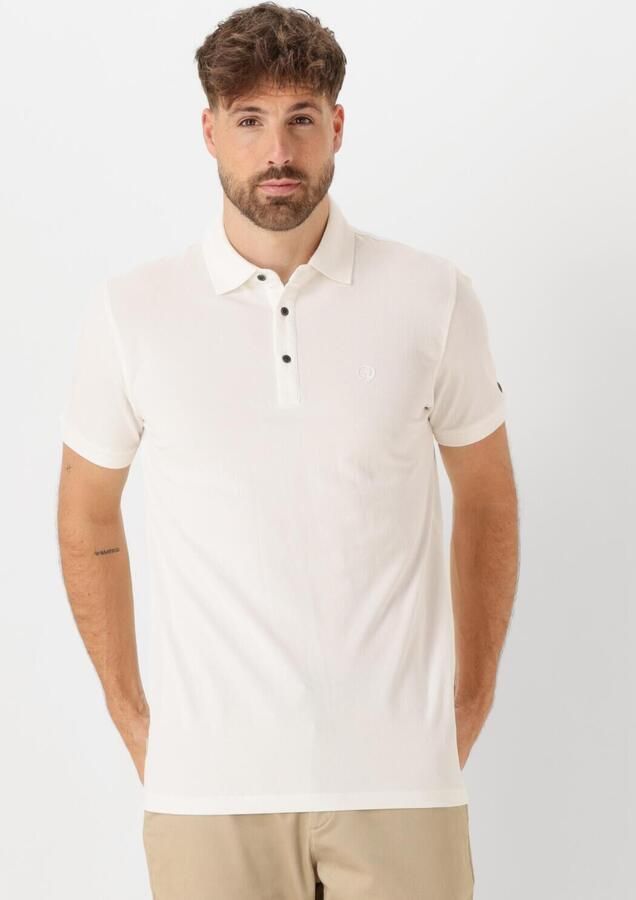CAST IRON Heren Polo's & T-shirts Short Sleeve Polo Fine Pique Essential Wit - Foto 4