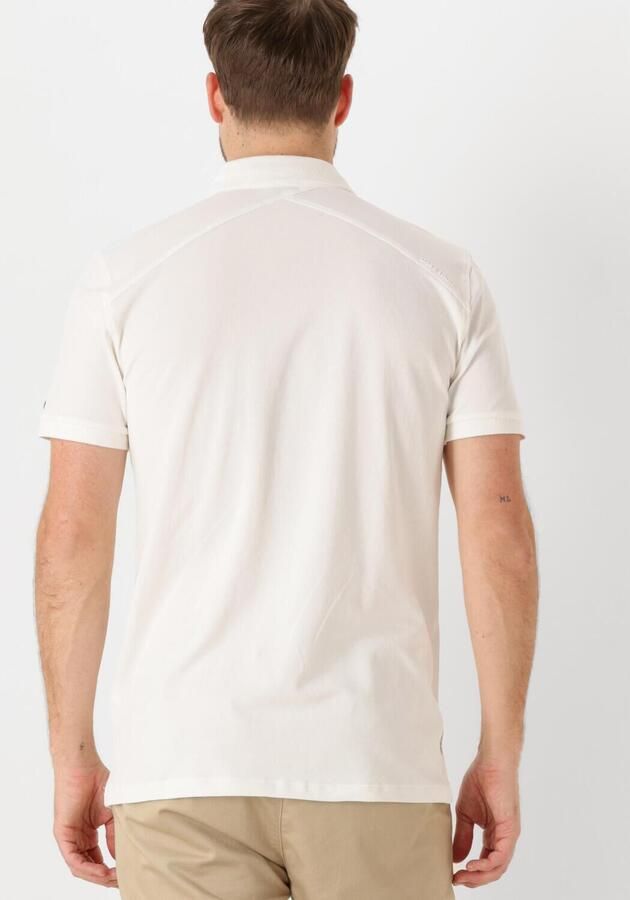 CAST IRON Heren Polo's & T-shirts Short Sleeve Polo Fine Pique Essential Wit