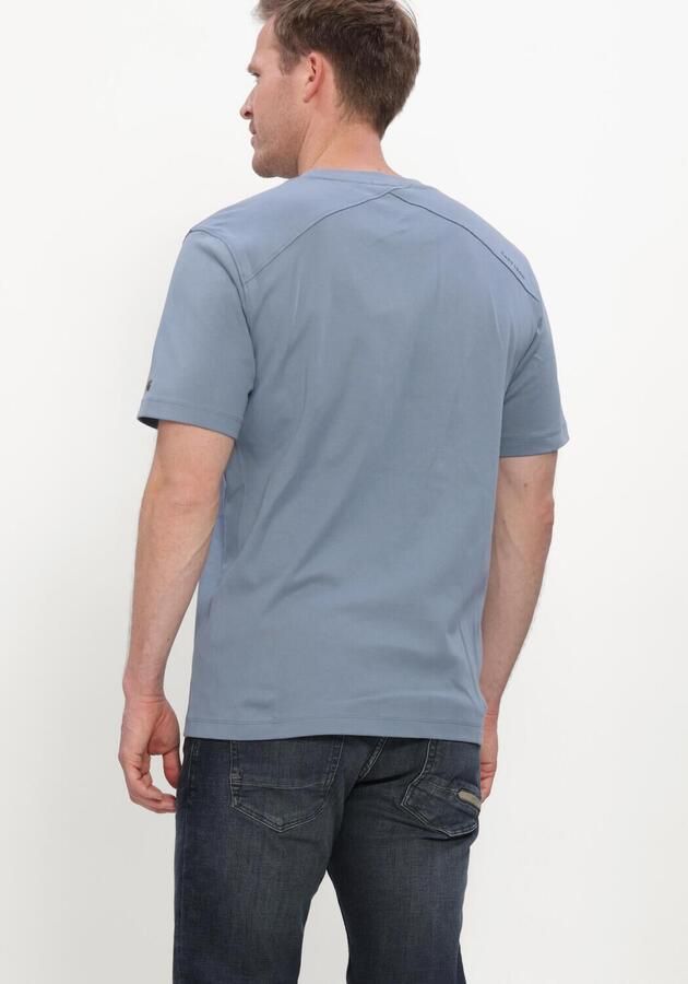 CAST IRON Heren Polo's & T-shirts Short Sleeve R-neck Regular Fit Interlock Blauw - Foto 3