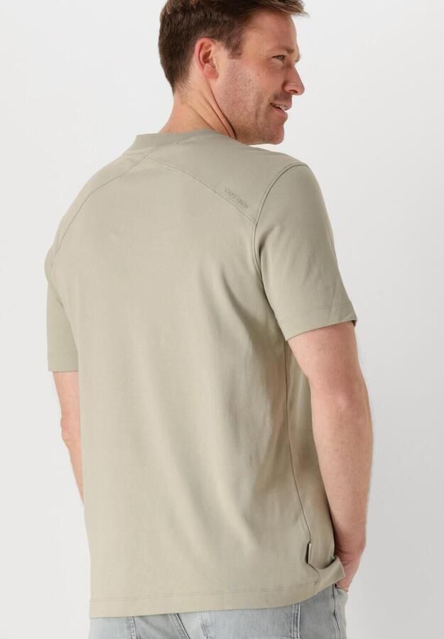 CAST IRON Heren Polo's & T-shirts Short Sleeve R-neck Regular Fit Interlock Groen - Foto 3