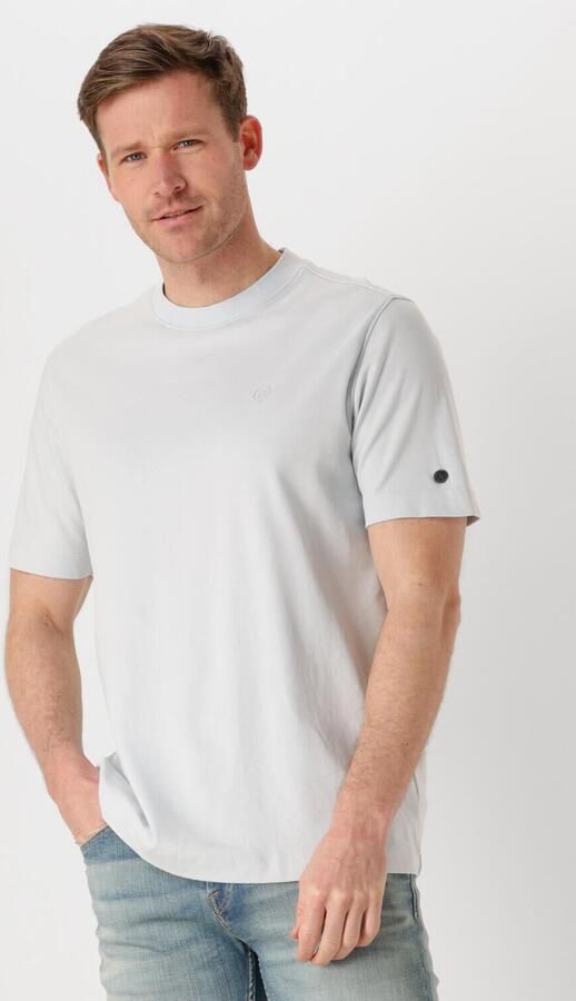CAST IRON Heren Polo's & T-shirts Short Sleeve R-neck Regular Fit Interlock Lichtblauw - Foto 4