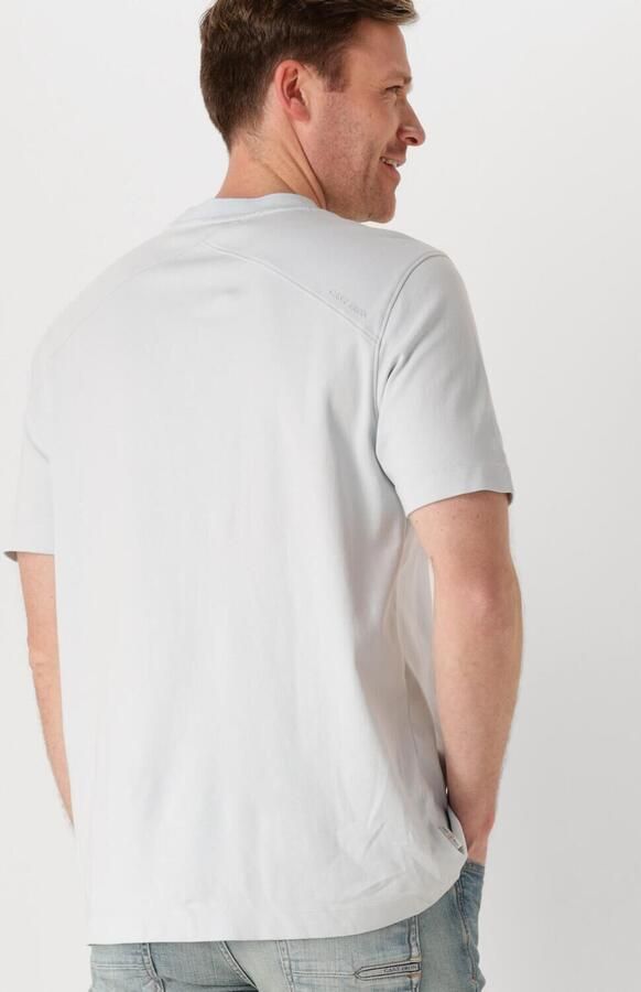 CAST IRON Heren Polo's & T-shirts Short Sleeve R-neck Regular Fit Interlock Lichtblauw - Foto 3