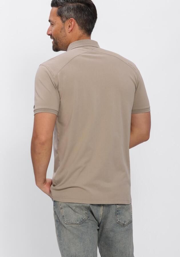 CAST IRON Heren Polo's & T-shirts Slim Fit Fine Pique Essential Beige - Foto 3