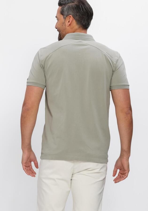 CAST IRON Heren Polo's & T-shirts Slim Fit Fine Pique Essential Khaki - Foto 3