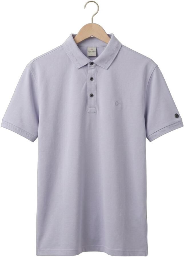 CAST IRON Heren Polo's & T-shirts Slim Fit Fine Pique Essential Lila - Foto 2