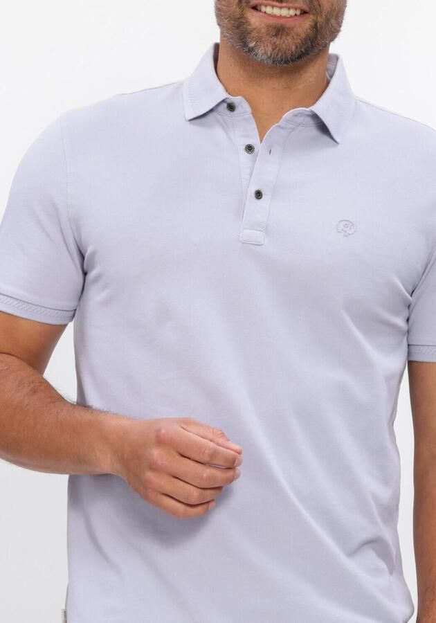 CAST IRON Heren Polo's & T-shirts Slim Fit Fine Pique Essential Lila - Foto 4