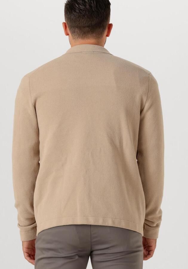 CAST IRON Heren Truien & Vesten Button Jacket Soft Blend Beige - Foto 2