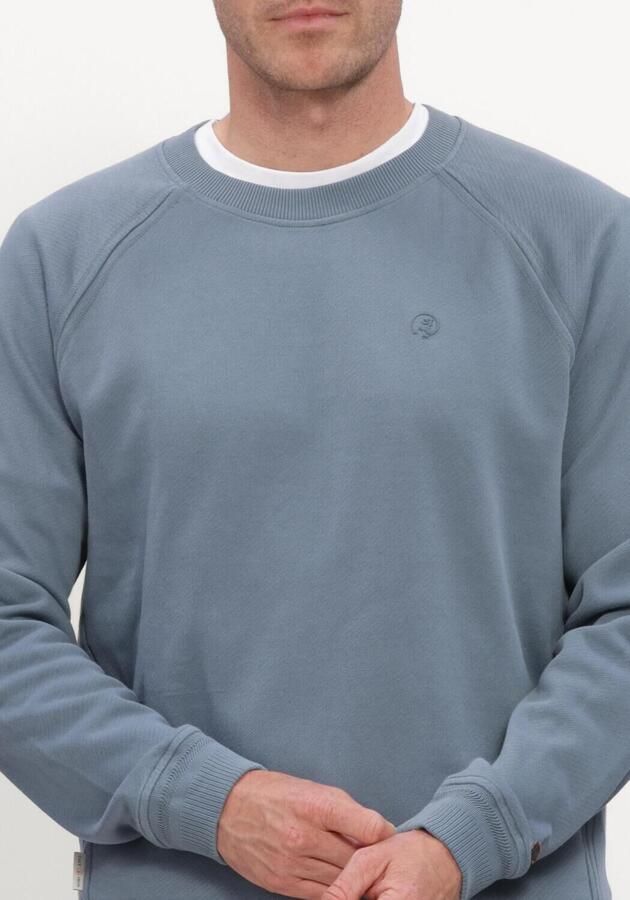 CAST IRON Heren Truien & Vesten Crewneck Regular Fit Twill Blauw - Foto 3