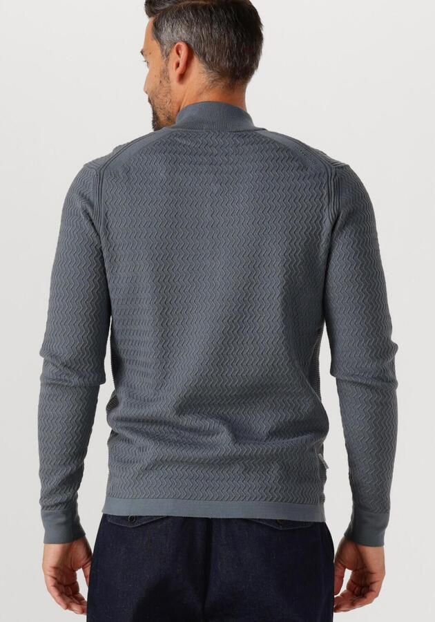 CAST IRON Heren Truien & Vesten Half Zip Collar Ecovero Grijs - Foto 2