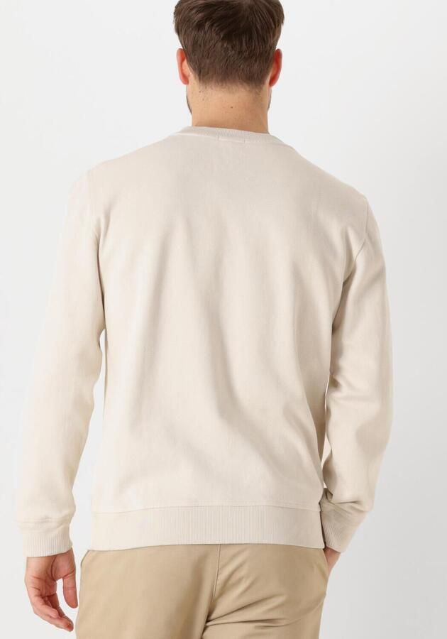 CAST IRON Heren Truien & Vesten Long Sleeve R-neck Regular Fit Twill Ecru - Foto 2