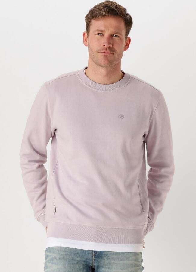 CAST IRON Heren Truien & Vesten Long Sleeve R-neck Regular Fit Twill Lila - Foto 4