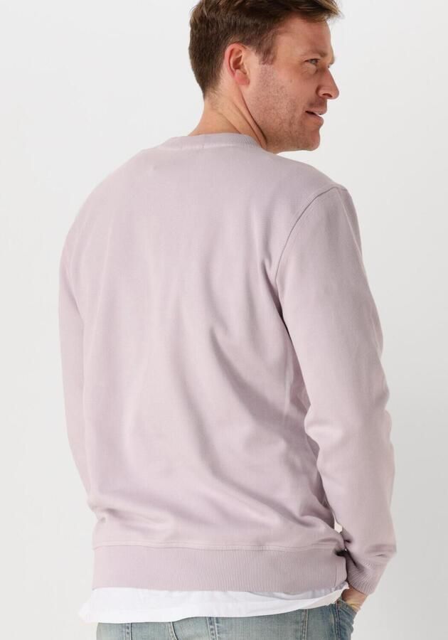 CAST IRON Heren Truien & Vesten Long Sleeve R-neck Regular Fit Twill Lila