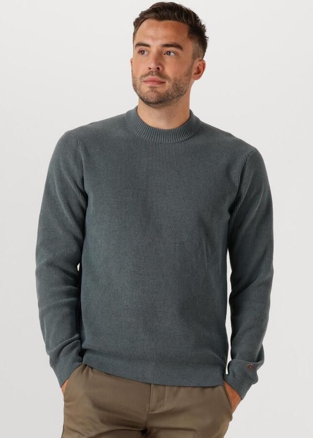 CAST IRON Heren Truien & Vesten Mock Neck Soft Blend Grijs - Foto 4