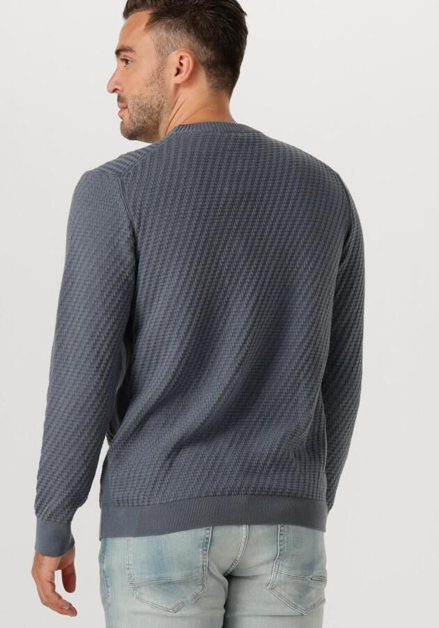 CAST IRON Heren Truien & Vesten Regular Fit Cotton Stretch Structure Grijs - Foto 2