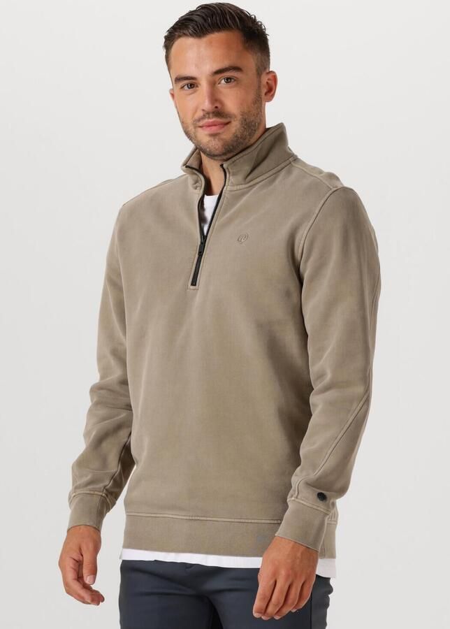 CAST IRON Heren Truien & Vesten Regular Fit Peached Overdye Beige - Foto 4