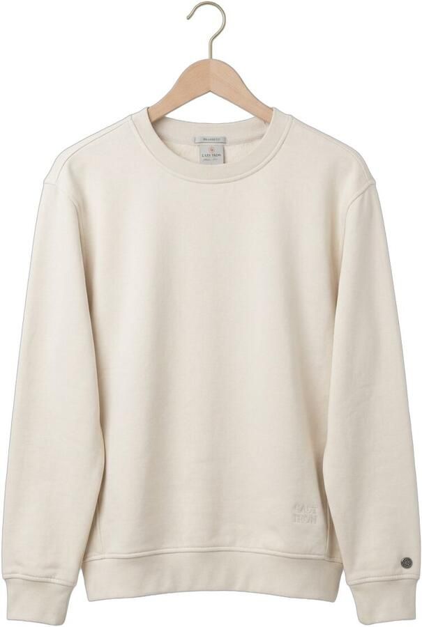 CAST IRON Heren Truien & Vesten Relaxed Fit Graphic Ecru - Foto 4