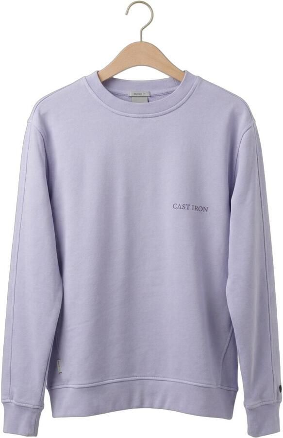 CAST IRON Heren Truien & Vesten Relaxed Fit Sweat Gd Lila - Foto 4