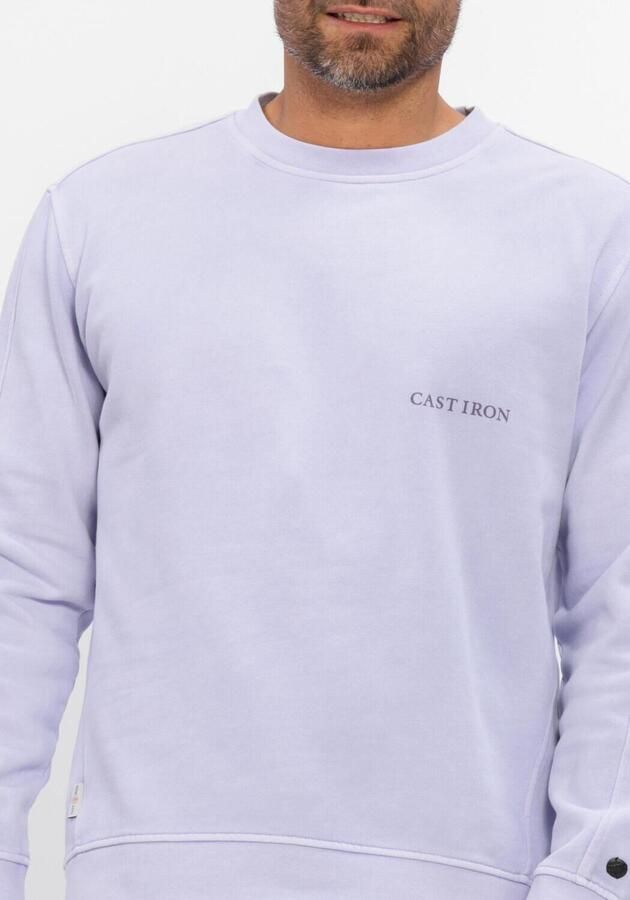 CAST IRON Heren Truien & Vesten Relaxed Fit Sweat Gd Lila - Foto 3