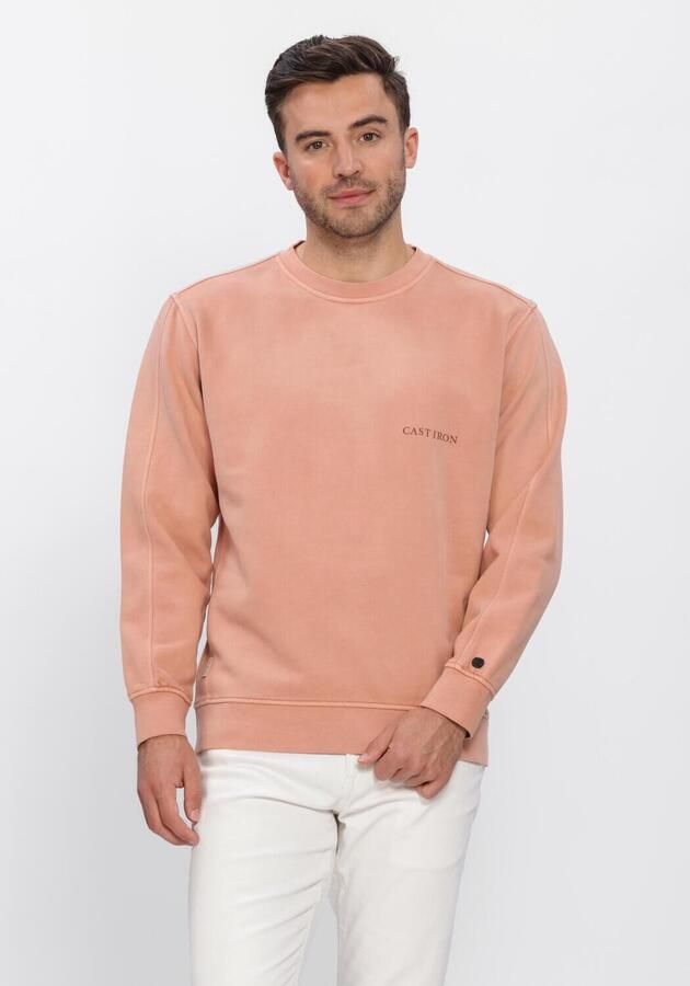 CAST IRON Heren Truien & Vesten Relaxed Fit Sweat Gd Perzik