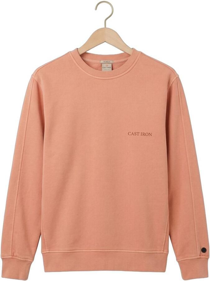 CAST IRON Heren Truien & Vesten Relaxed Fit Sweat Gd Perzik - Foto 2