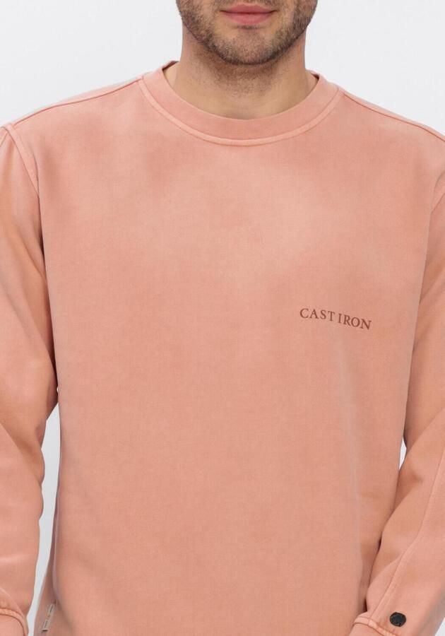CAST IRON Heren Truien & Vesten Relaxed Fit Sweat Gd Perzik - Foto 4