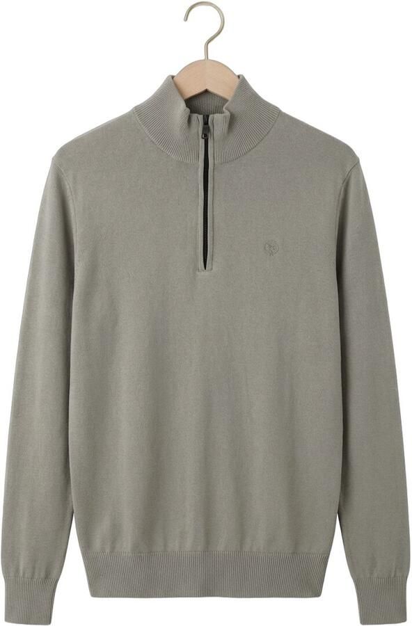 CAST IRON Heren Truien & Vesten Slim Fit Comfort Blend Khaki - Foto 4