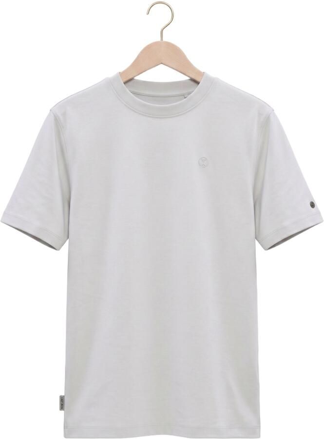 CAST IRON Heren Polo's & T-shirts Short Sleeve R-neck Regular Fit Interlock Lichtgrijs - Foto 2