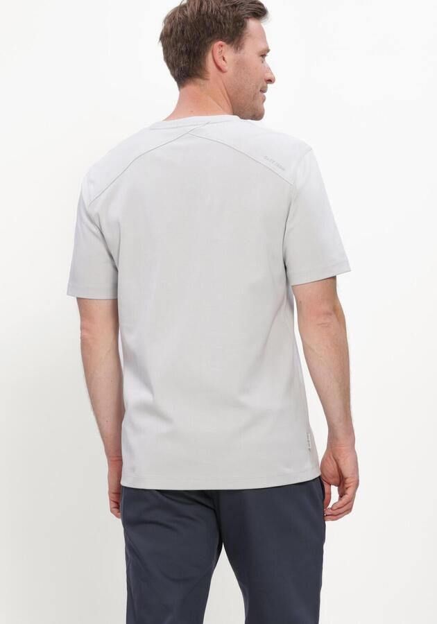 CAST IRON Heren Polo's & T-shirts Short Sleeve R-neck Regular Fit Interlock Lichtgrijs - Foto 3
