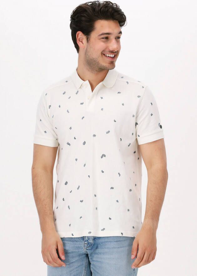 Cast Iron Gebroken Wit Polo Short Sleeve Polo Relaxed Fit Pique Jersey - Foto 2