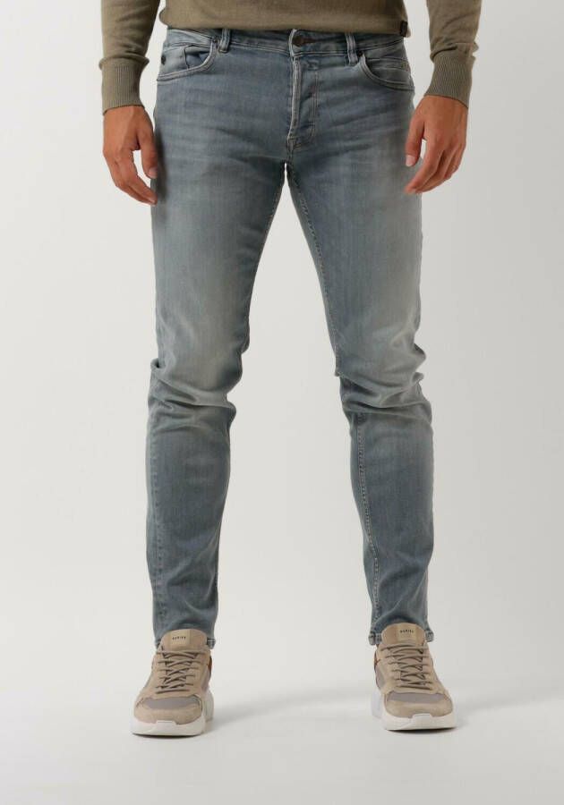 PT Torino Katoen Straight Broek in het Grijs voor heren Heren Kleding voor voor Jeans voor Slim jeans 