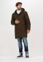 Cast Iron Groene Long Jacket Peached Polyester - Thumbnail 1