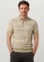CAST IRON Heren Polo's & T-shirts Short Sleeve Polo Cotton Slub Stripe Knitted Polo Groen - Thumbnail 1