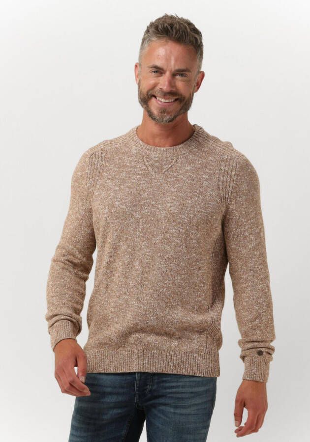 CAST IRON Heren Truien & Vesten R-neck Regular Fit Cotton Mouline Slub Groen