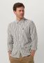 CAST IRON Heren Overhemden Long Sleeve Shirt Jersey Stripe With Structure Lichtblauw - Thumbnail 1